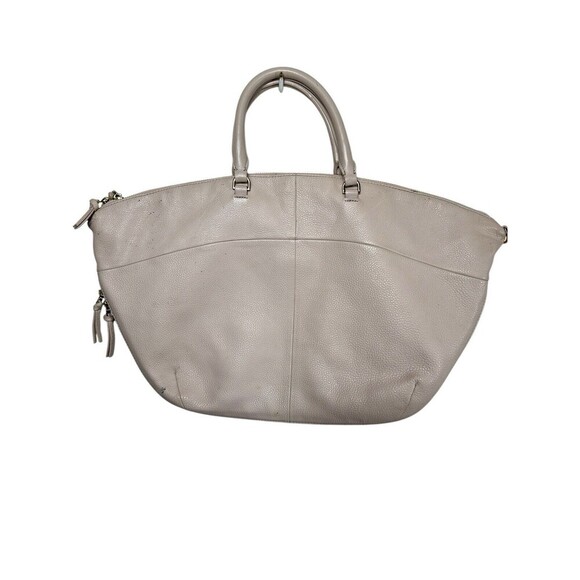 Tory Burch Purse Ivy Slouchy Satchel Bedrock Leather Expandable Bag -Miss STRAP - Picture 2 of 16